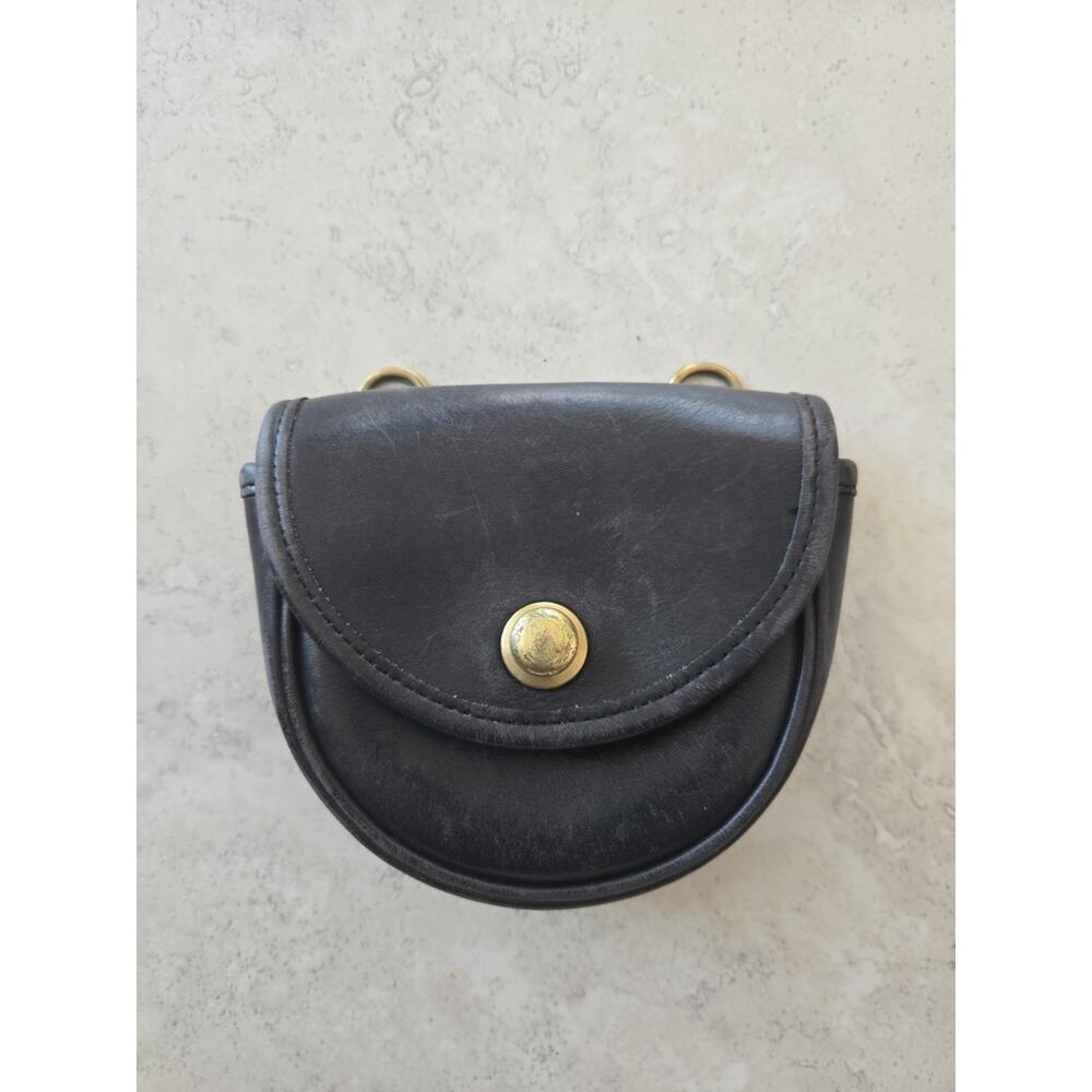 Rare Authentic Vintage Coach Mini Belt Bag in Black